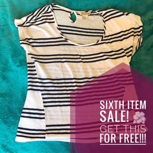🌺 Lucky Brand striped tee